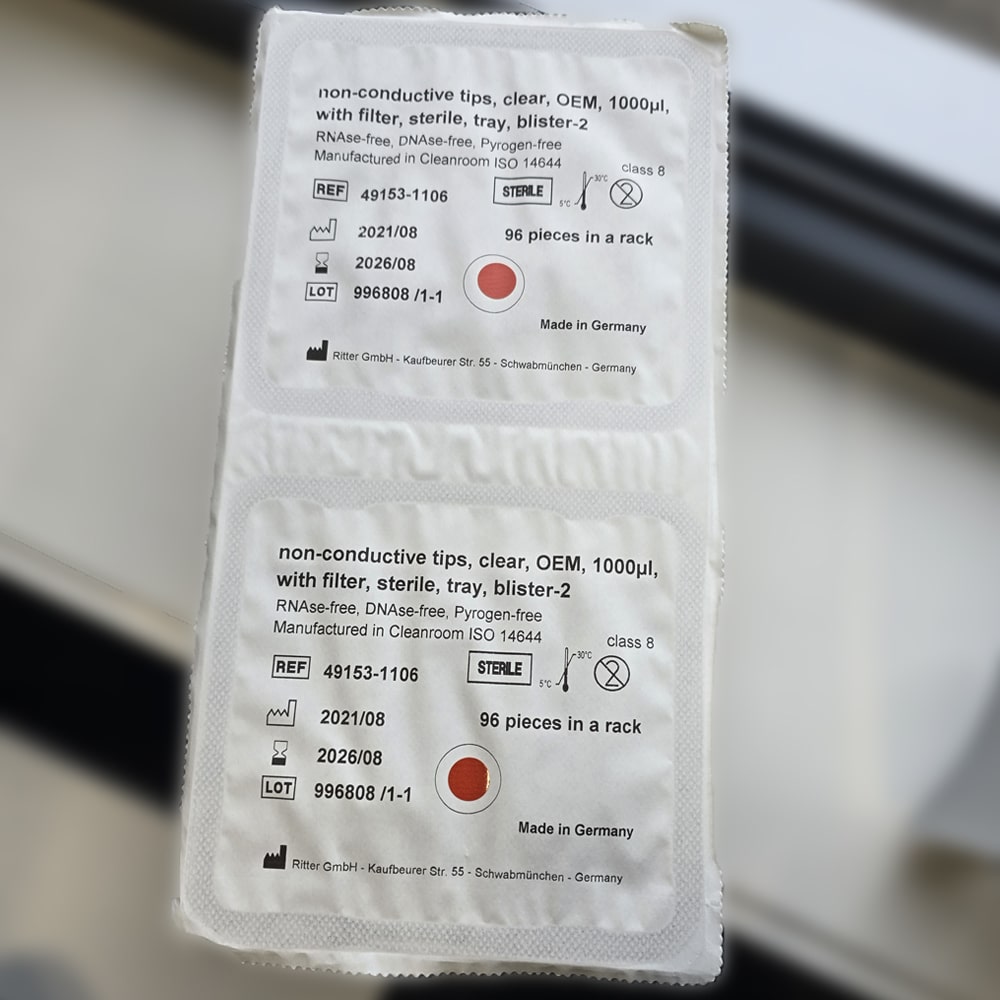 Ritter Non-Conductive Tips 1000 microliters - Tecan Style | Stock Clearance Sale - Image 2